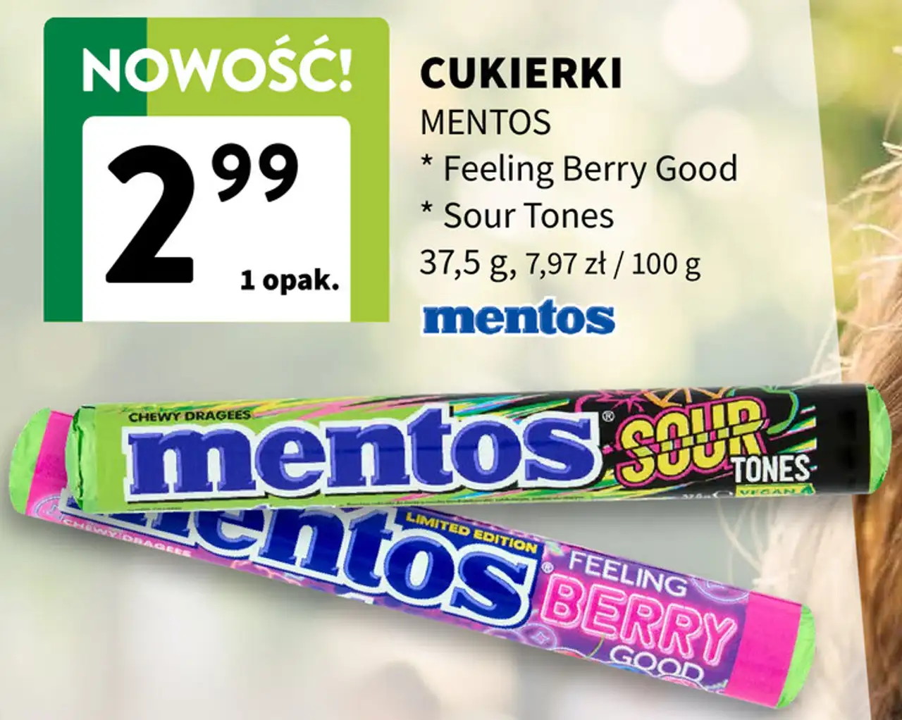 Cukierki Mentos (Feeling Berry Good, Sour Tones)