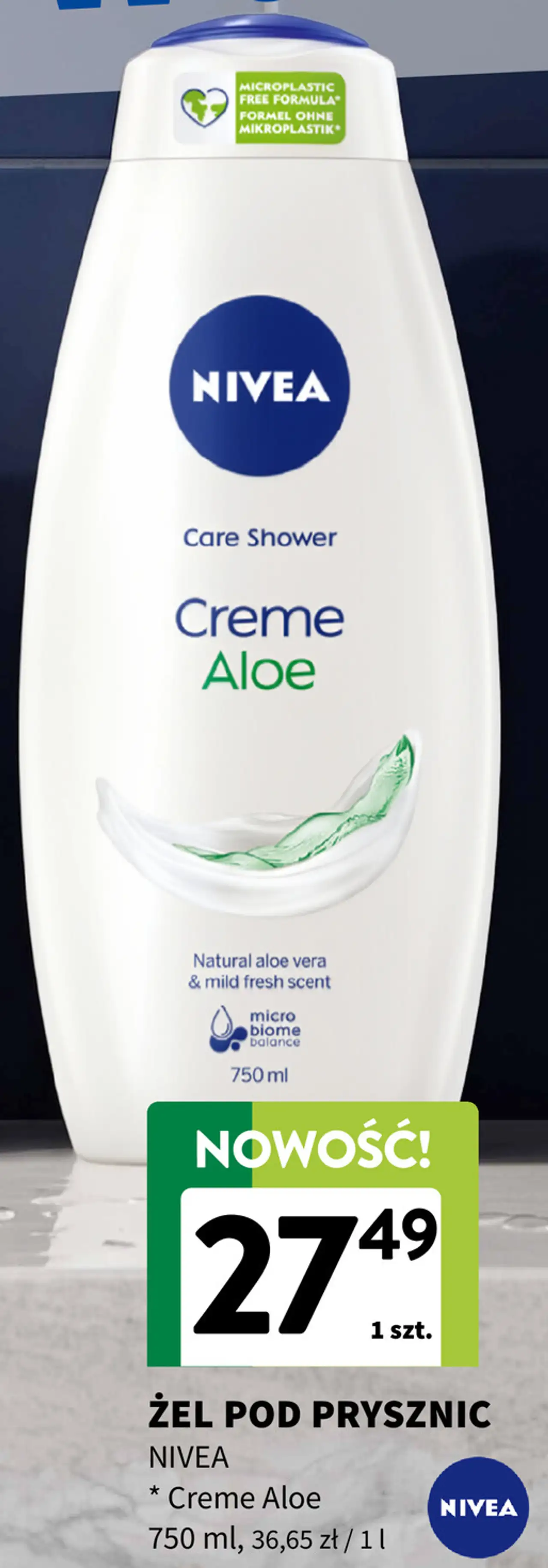 Żel pod prysznic Nivea Creme Aloe