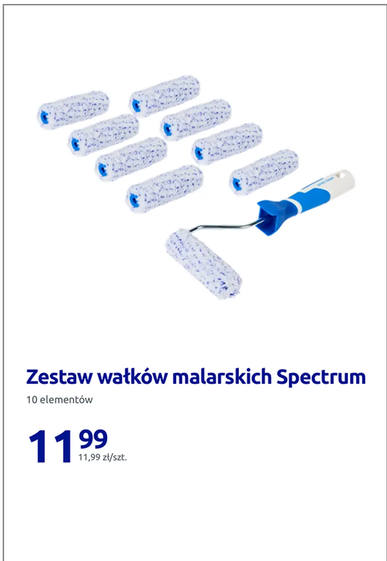 Zestaw wałków malarskich Spectrum, 10 elementów