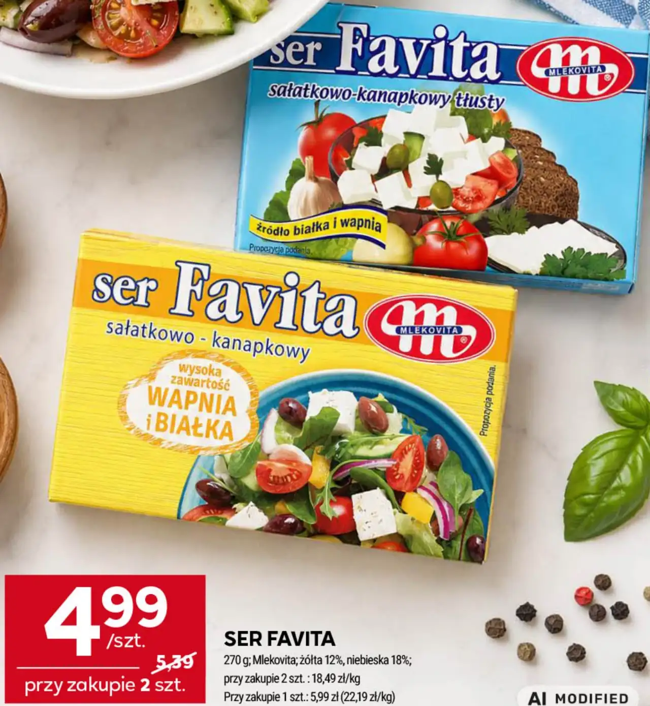 Ser Favita sałatkowo-kanapkowy