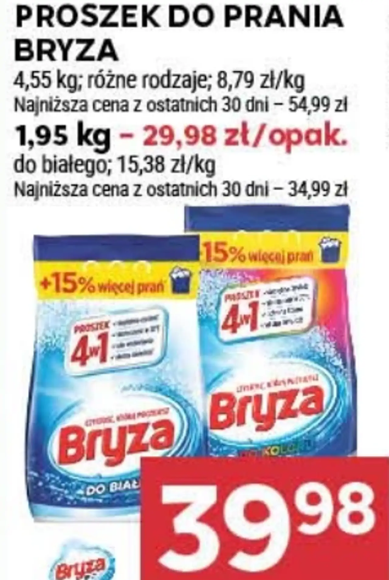 Proszek do prania Bryza