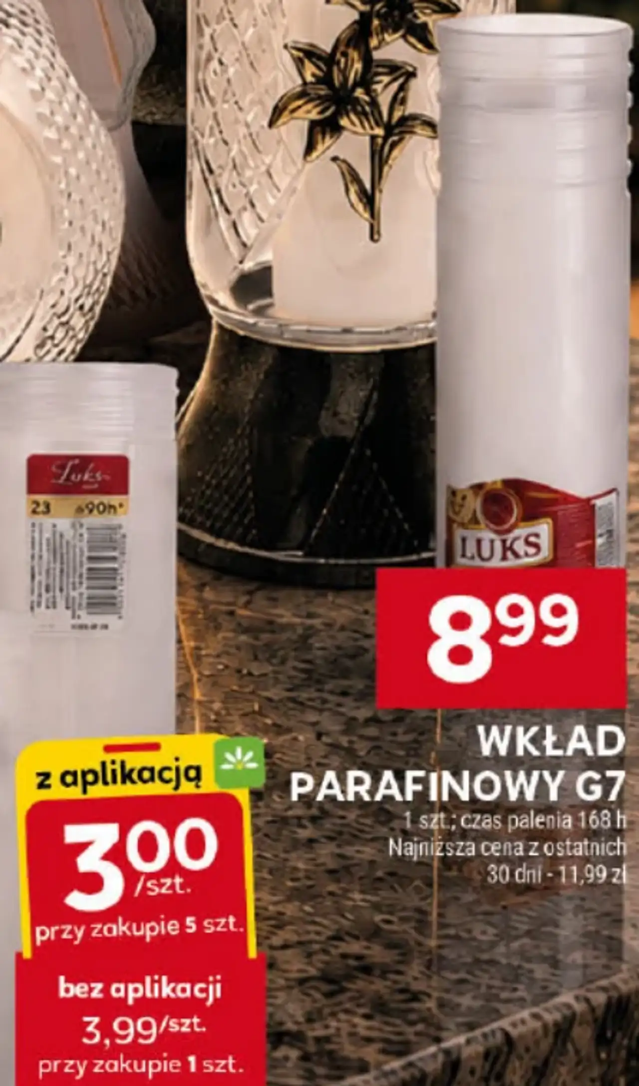 WKŁAD PARAFINOWY G7