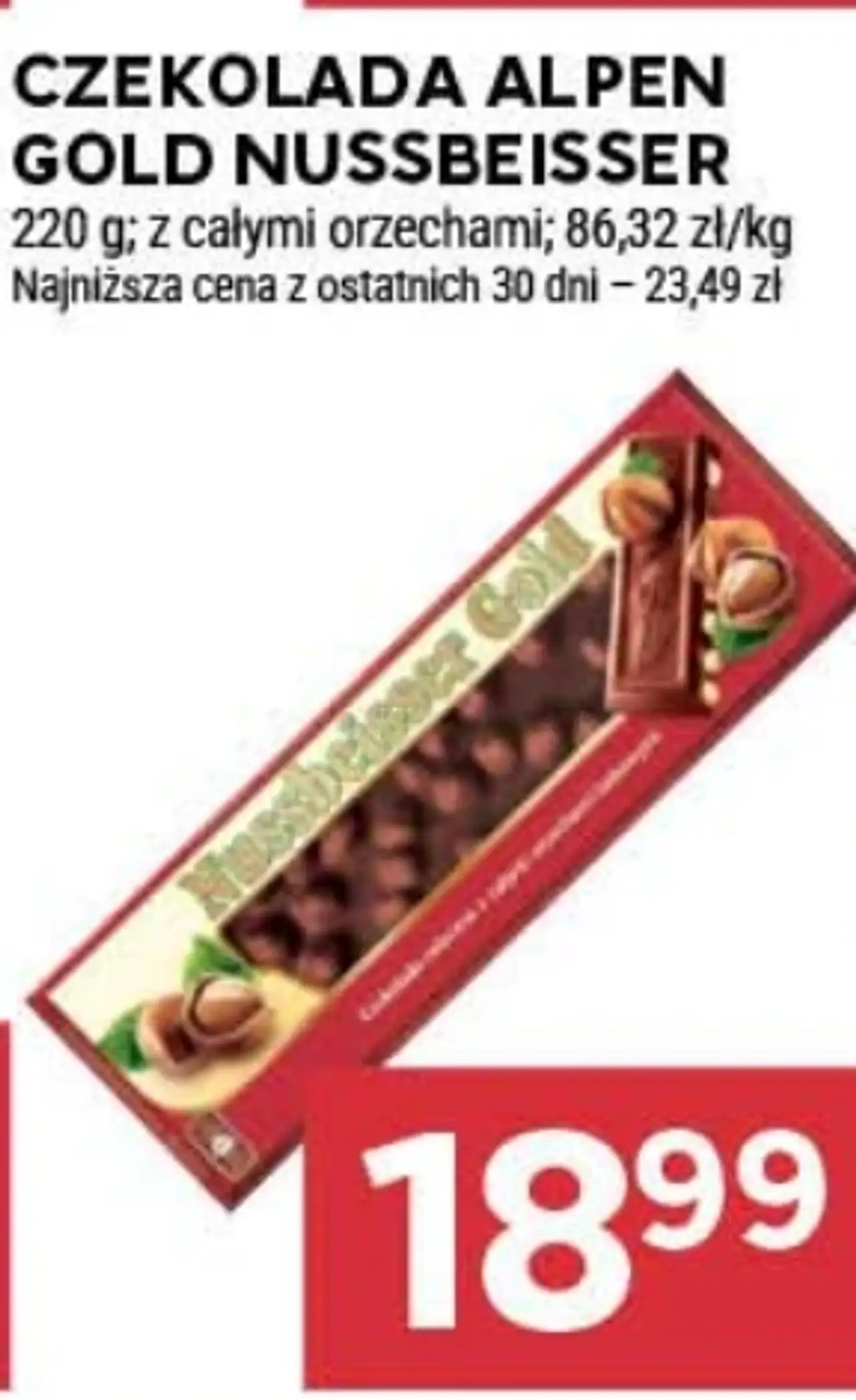 Czekolada Alpen Gold Nussbeisser