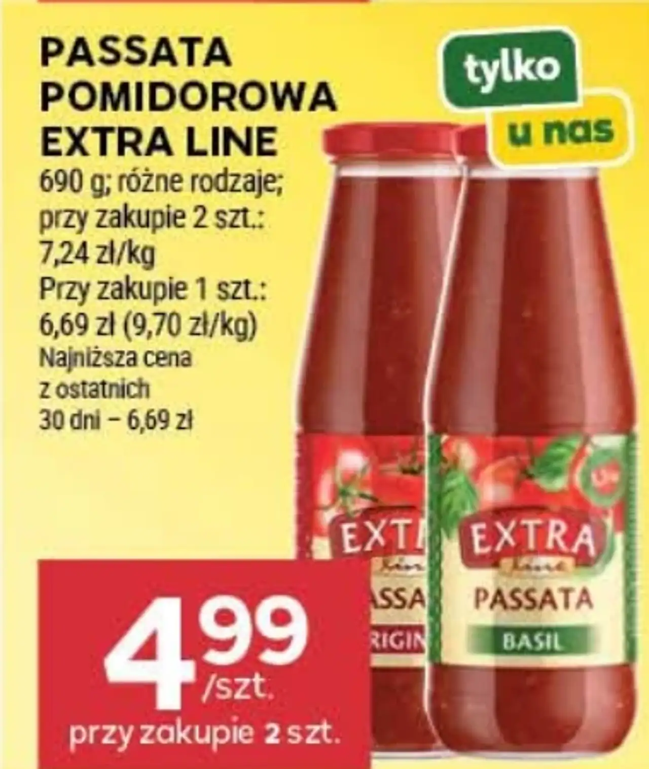 Passata pomidorowa Extra Line