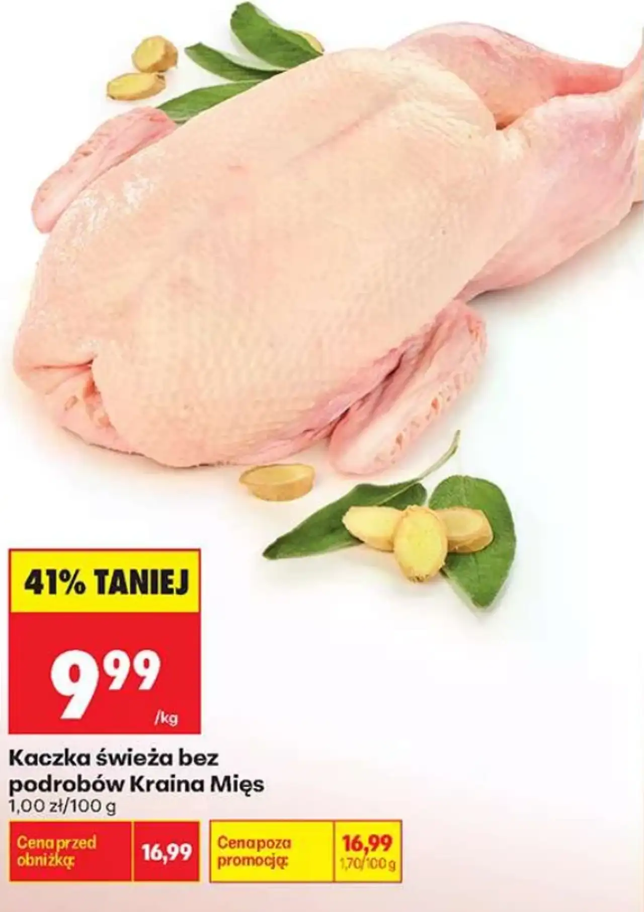 Kaczka świeża bez podrobów Kraina Mięs