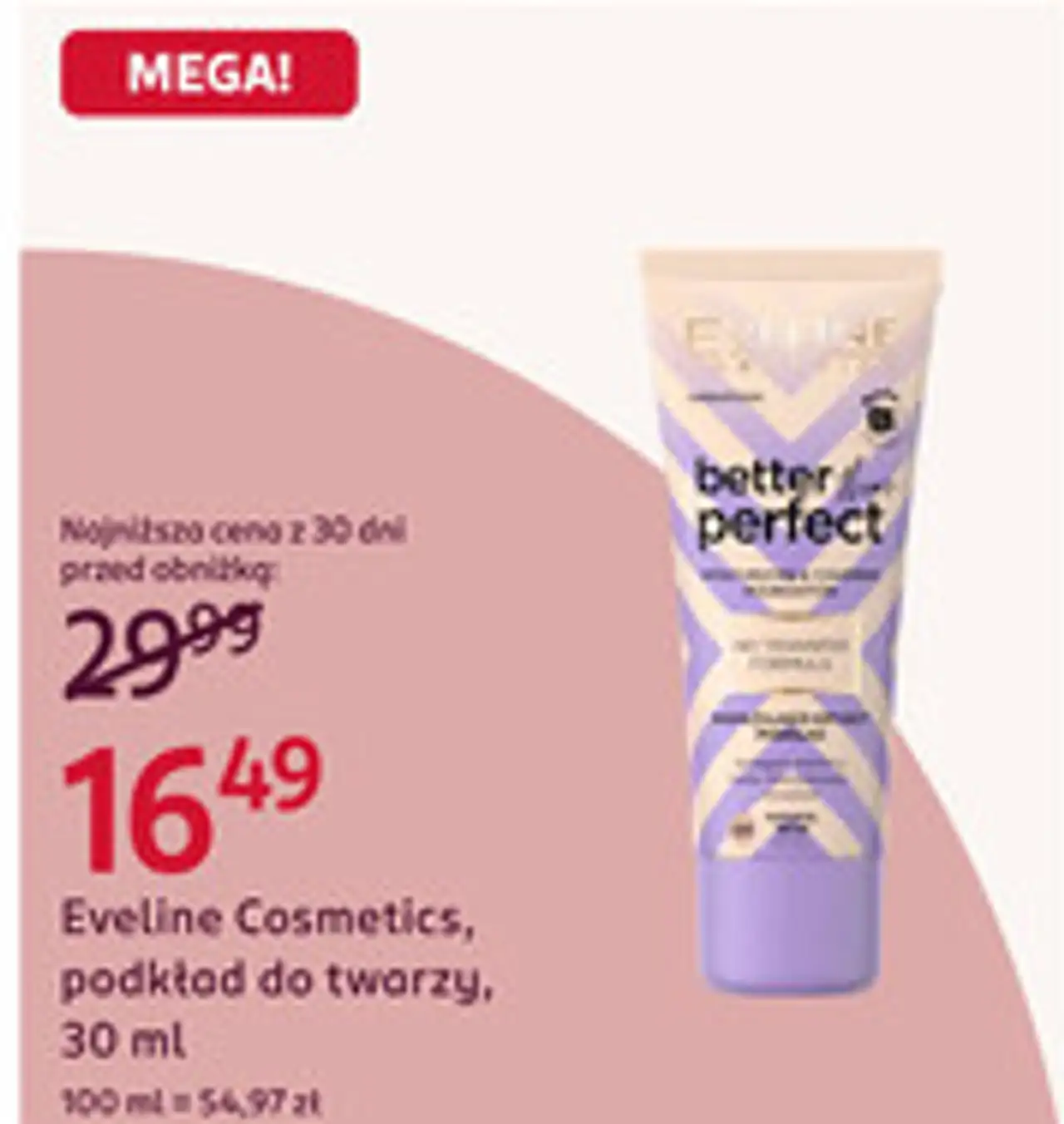 Eveline Cosmetics, podkład do twarzy, 30 ml