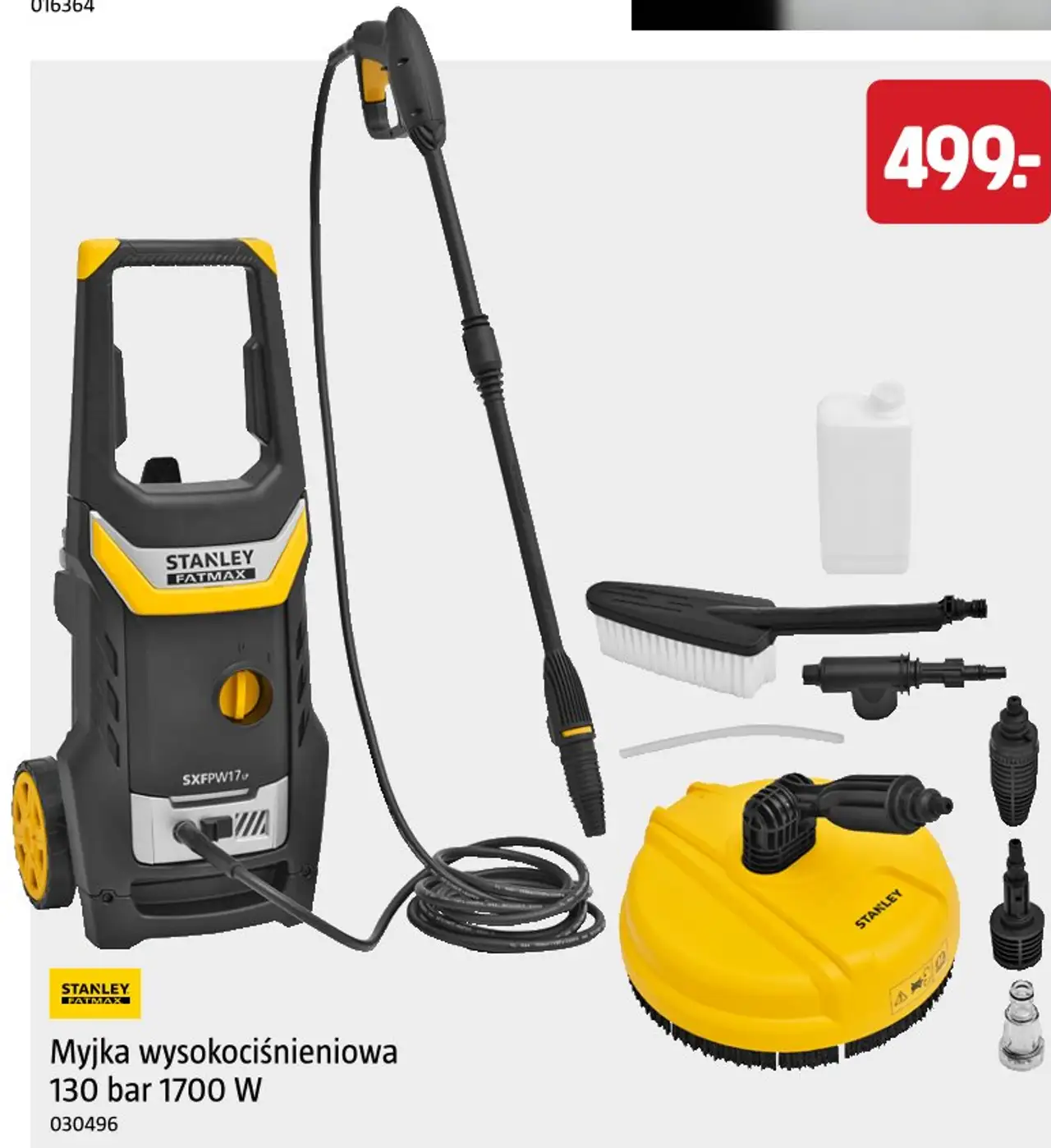 Stanley Fatmax Myjka wysokociśnieniowa 130 bar 1700 W