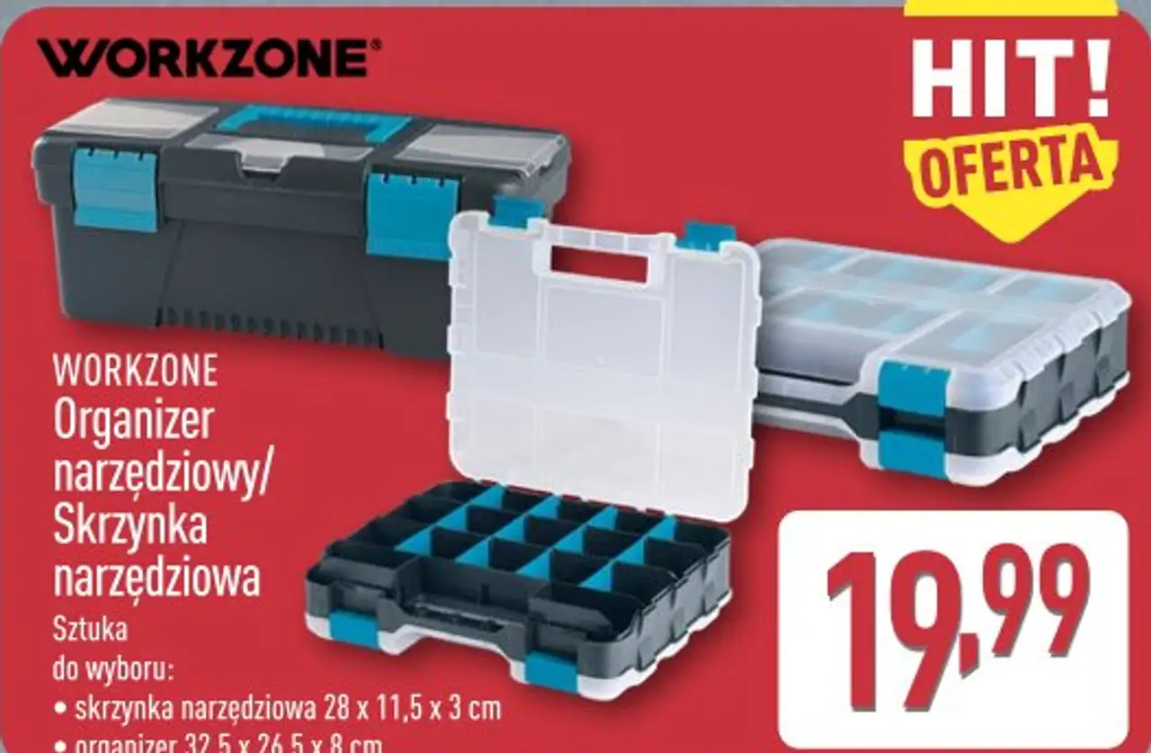 WORKZONE Organizer narzędziowy/ Skrzynka narzędziowa