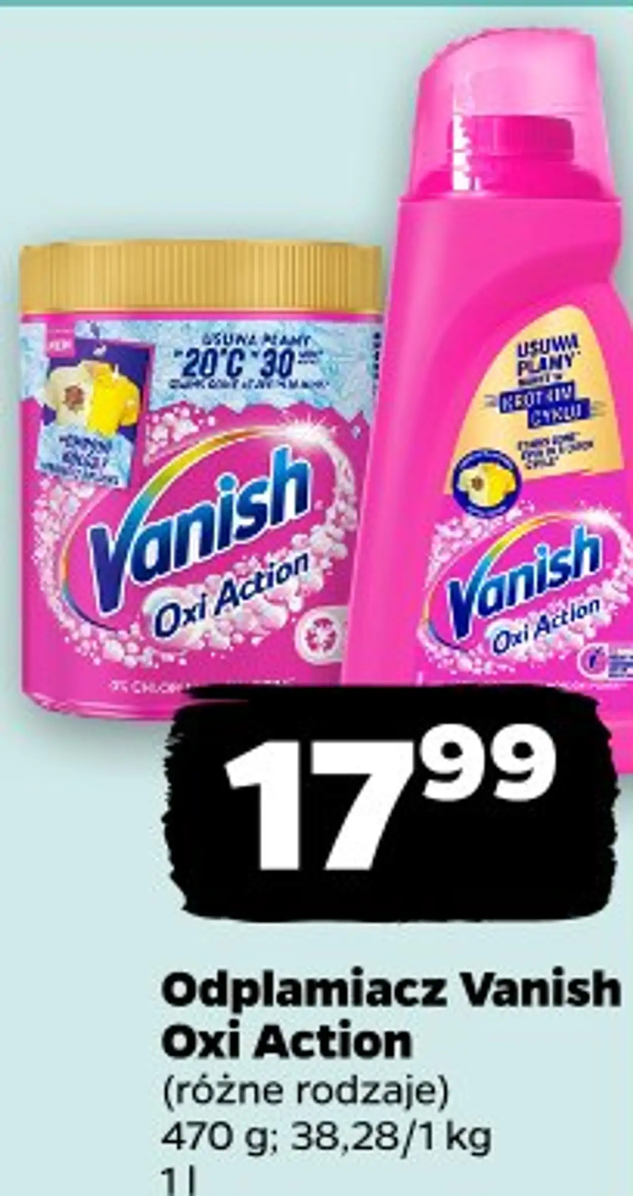 Odplamiacz Vanish Oxi Action