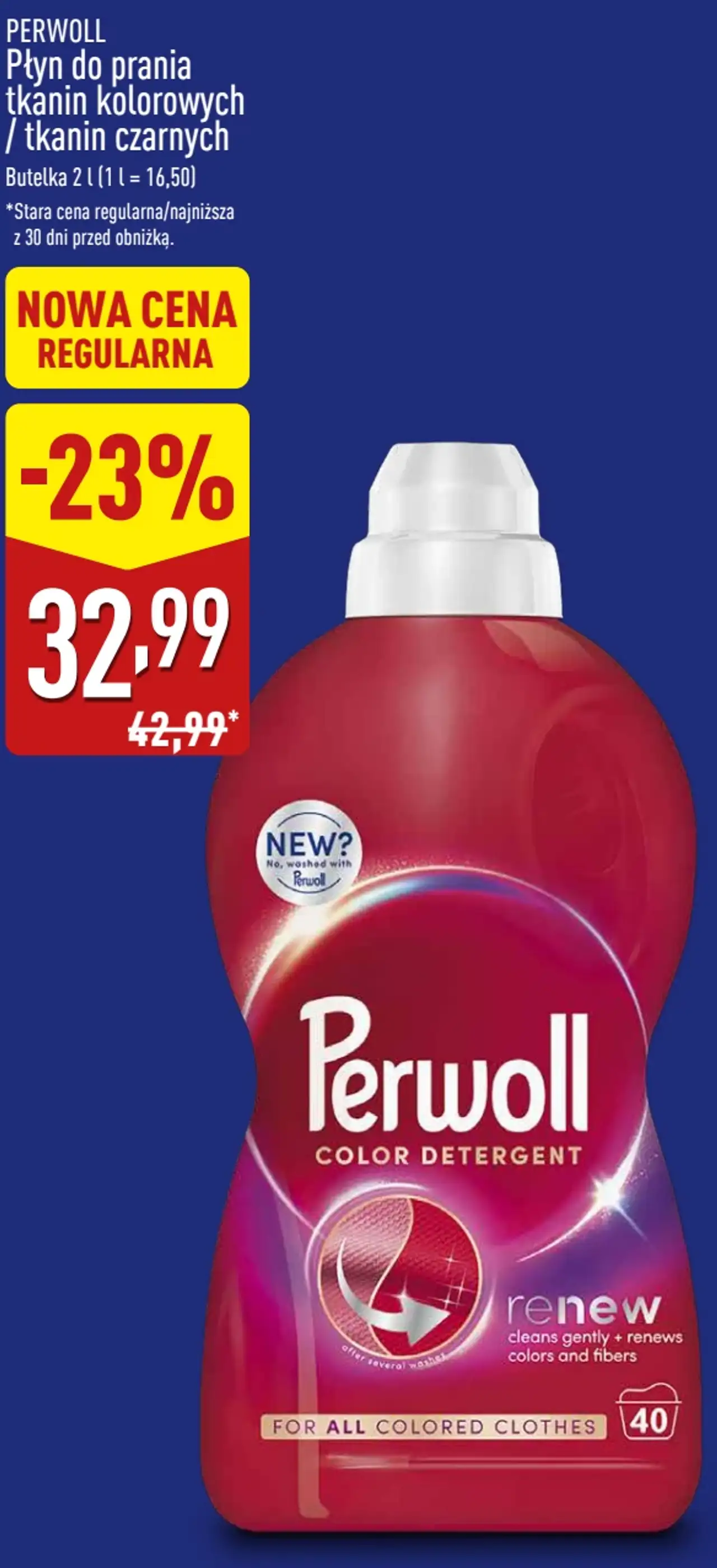 Perwoll Płyn do prania tkanin kolorowych / tkanin czarnych