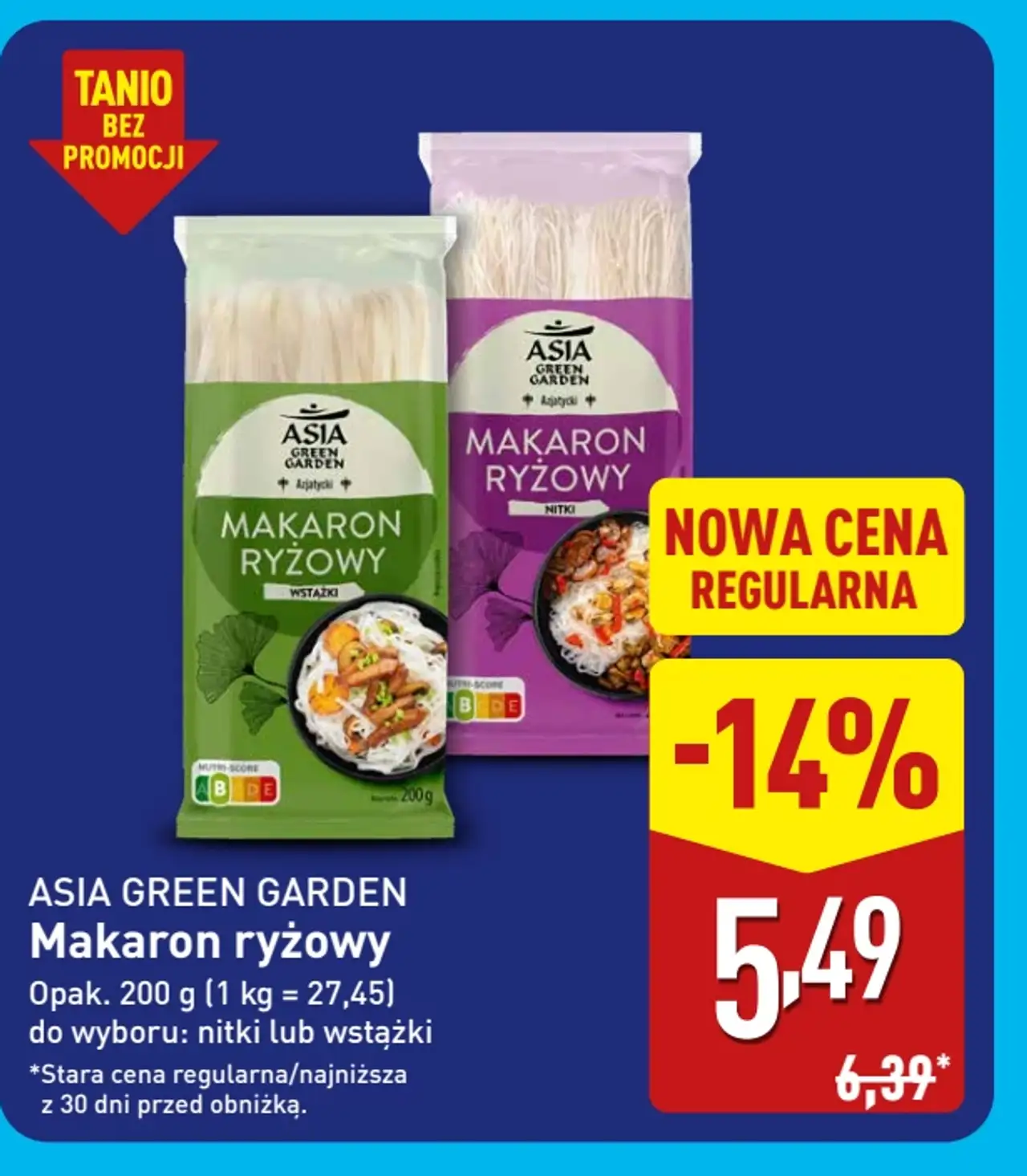 Asia Green Garden Makaron ryżowy
