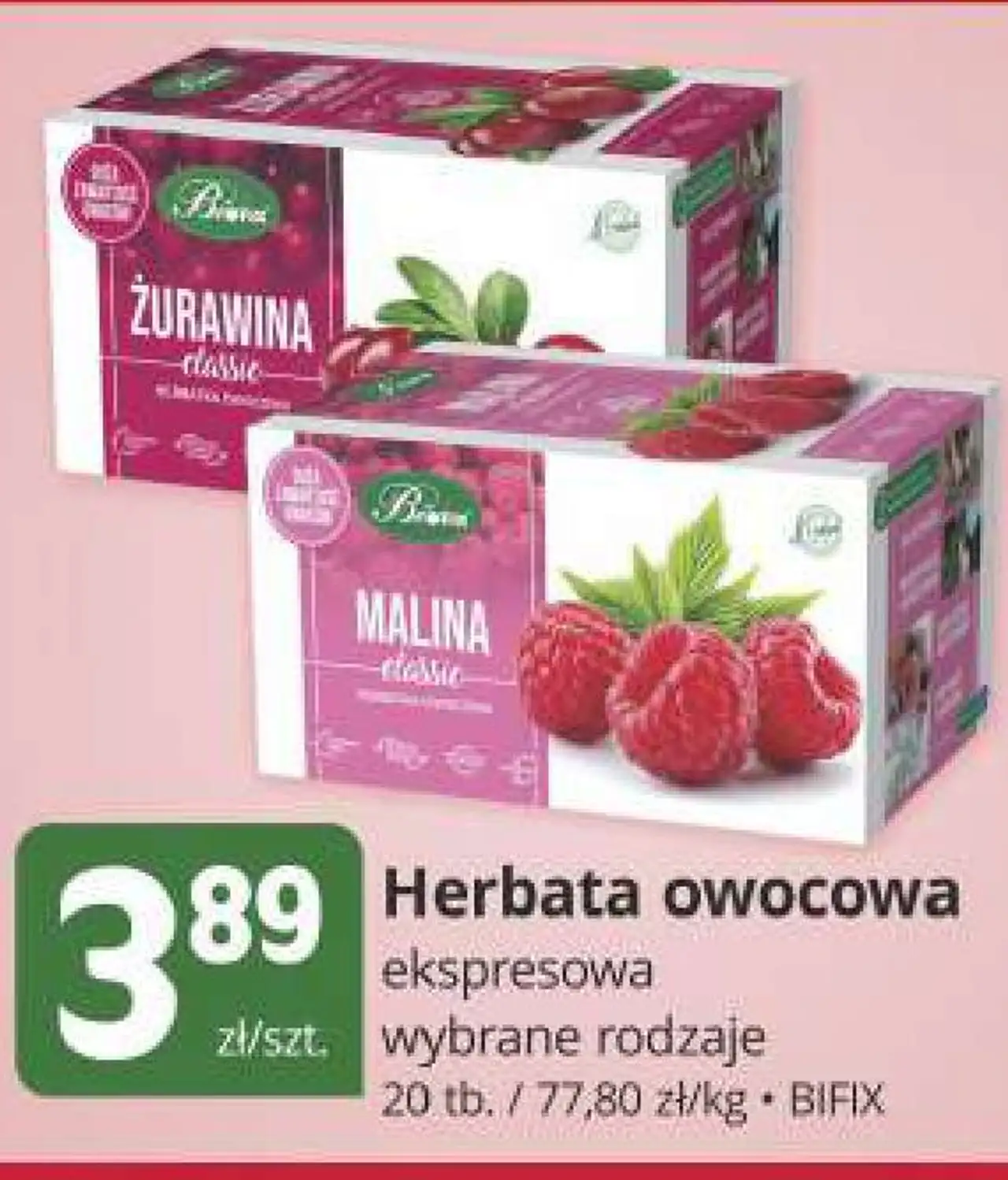 Herbata owocowa ekspresowa Bifix