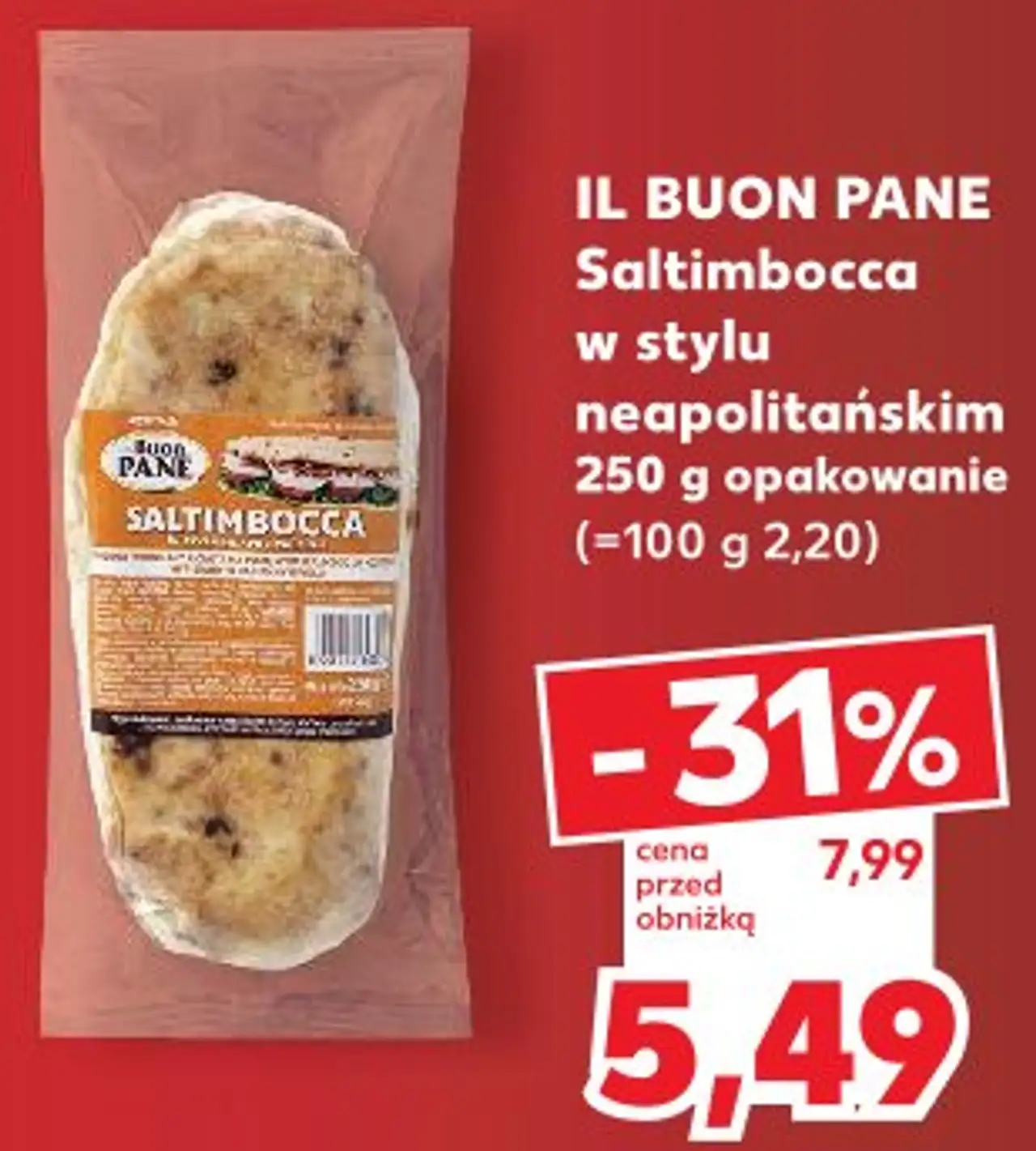 Il Buon Pane Saltimbocca w stylu neapolitańskim