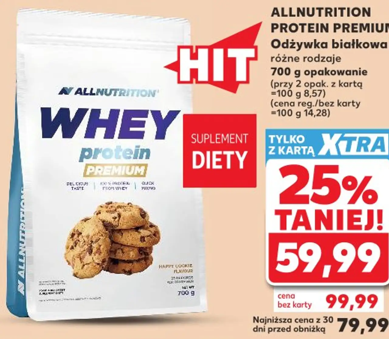 ALLNUTRITION PROTEIN PREMIUM Odżywka białkowa różne rodzaje 700 g