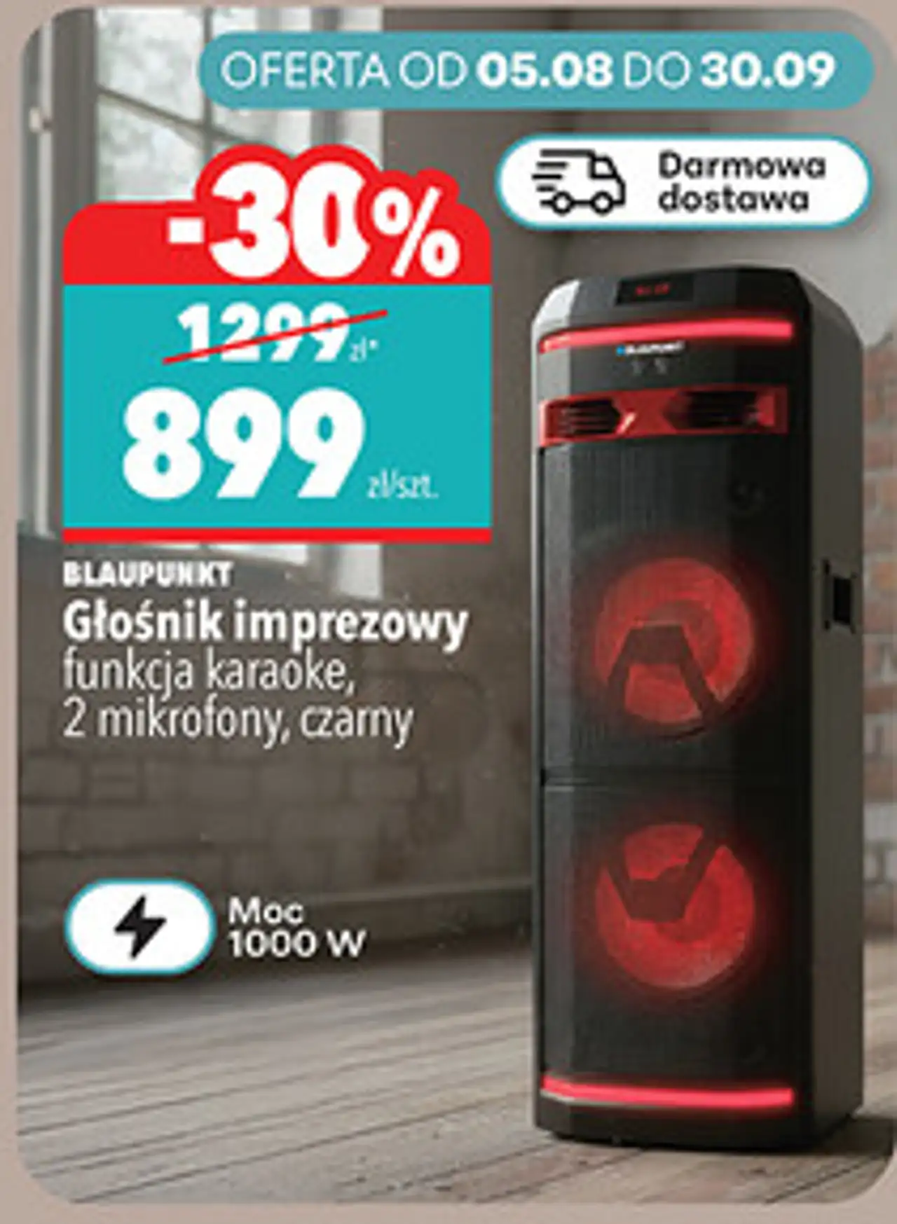 Głośnik imprezowy Blaupunkt