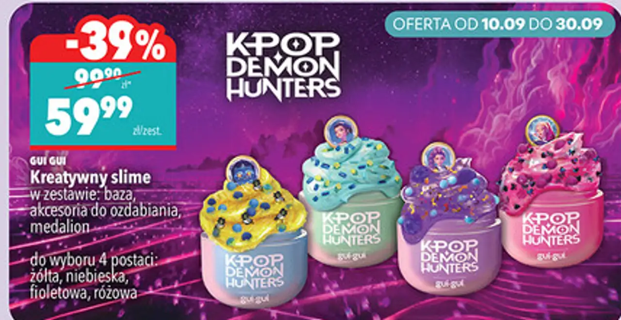GUI GUI Kreatywny slime w zestawie K-Pop Demon Hunters