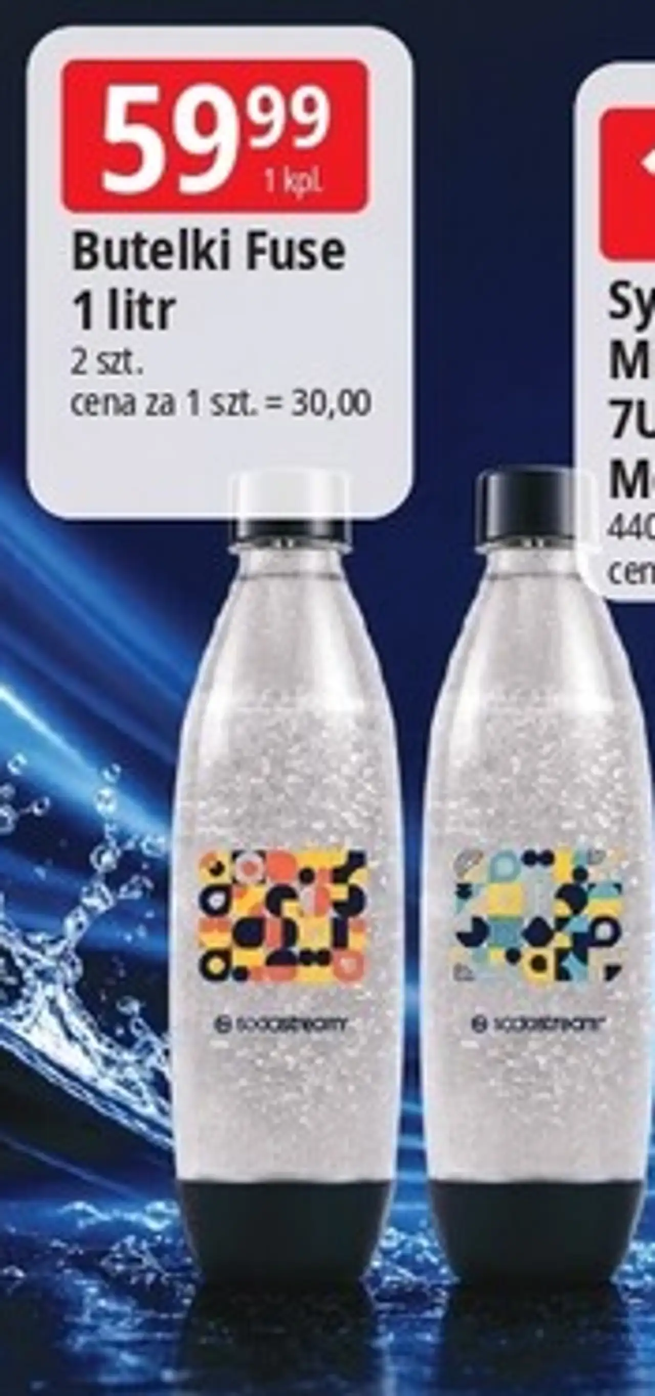 Butelki Fuse 1 litr Sodastream