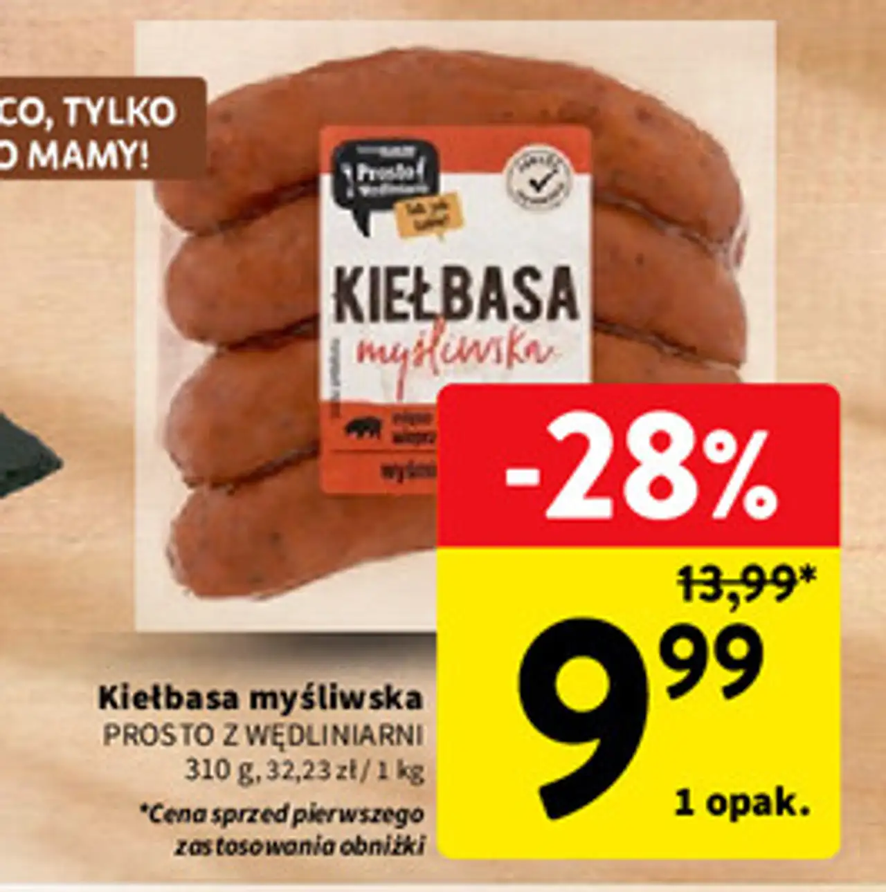 Kiełbasa myśliwska Prosto Z Wędliniarni