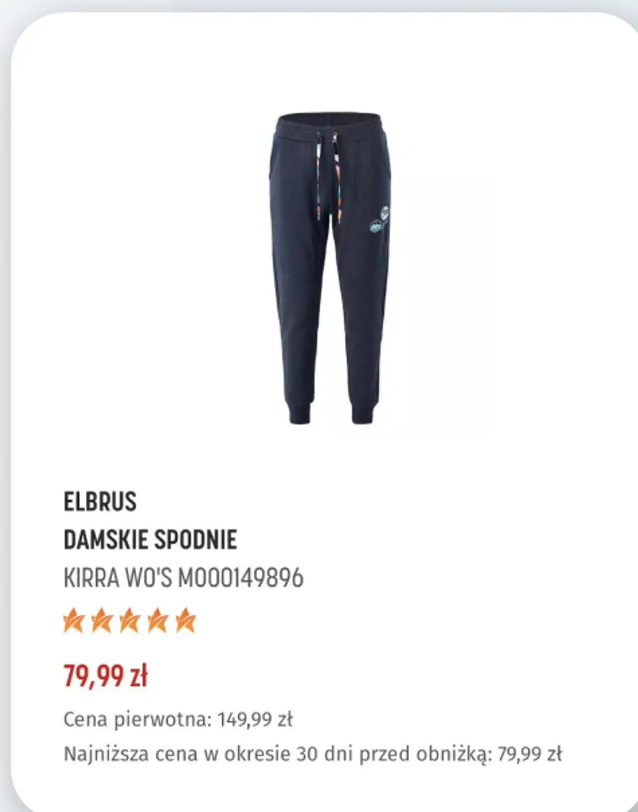Elbrus Damskie Spodnie Kirra Wo's M000149896