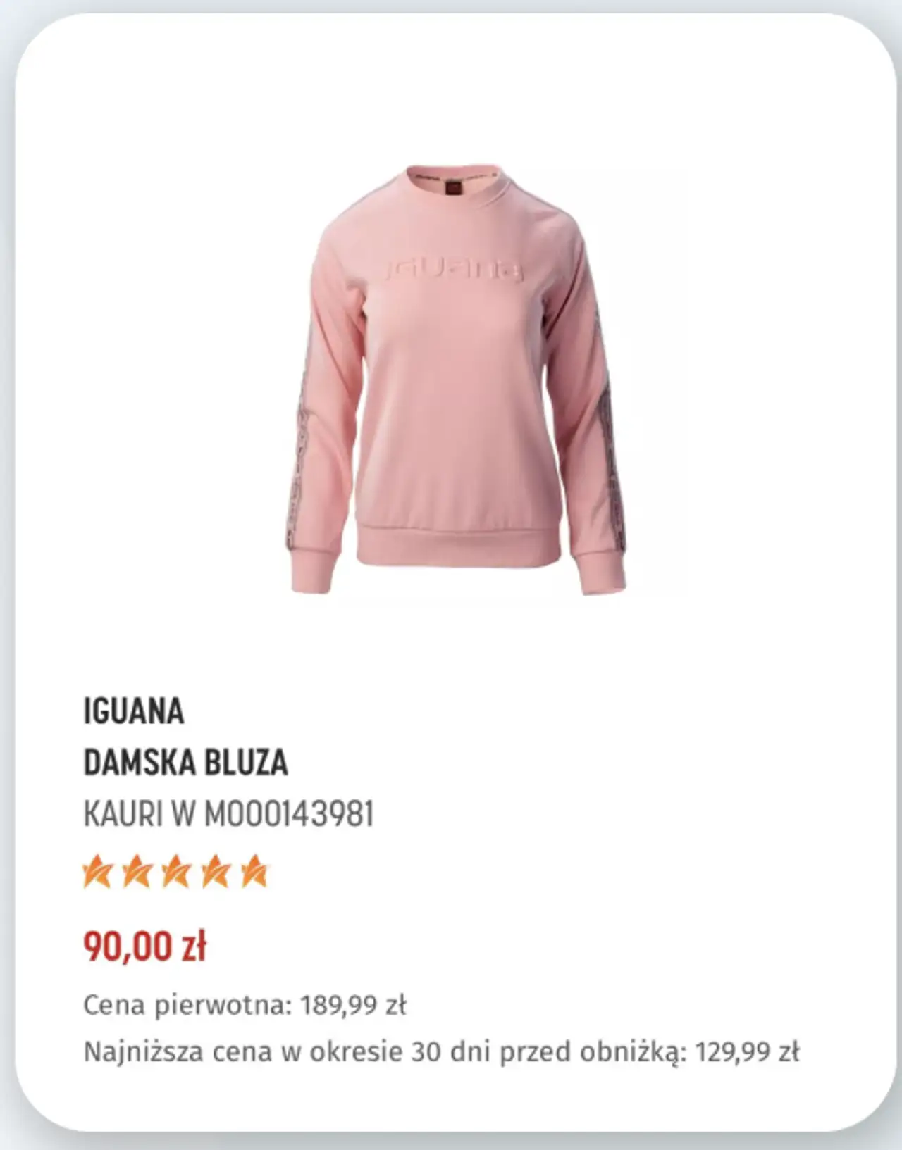 IGUANA DAMSKA BLUZA KAURI W M000143981