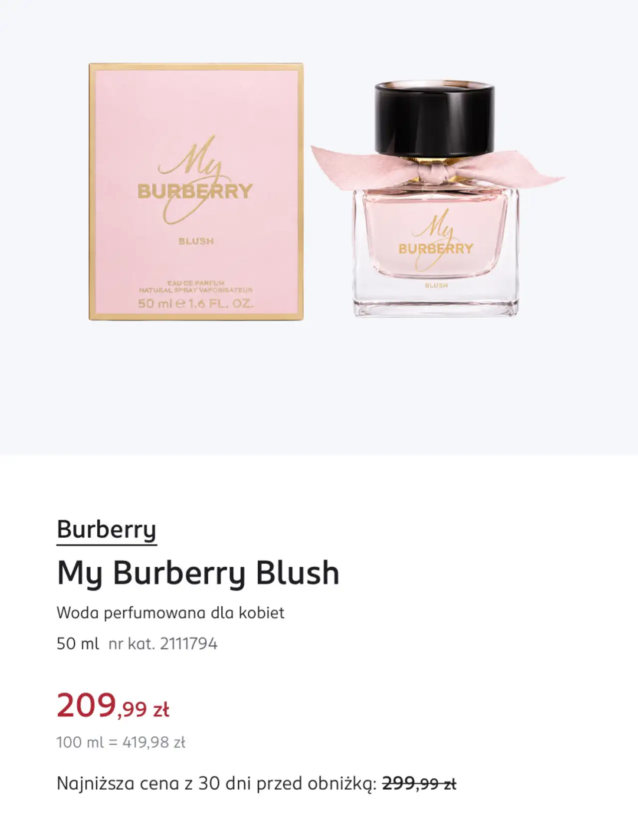 Burberry My Burberry Blush Woda perfumowana dla kobiet