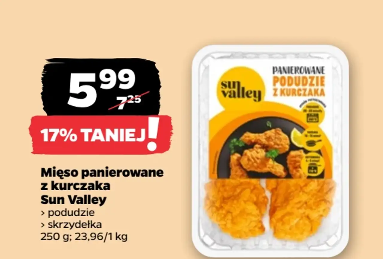 Mięso panierowane z kurczaka Sun Valley
