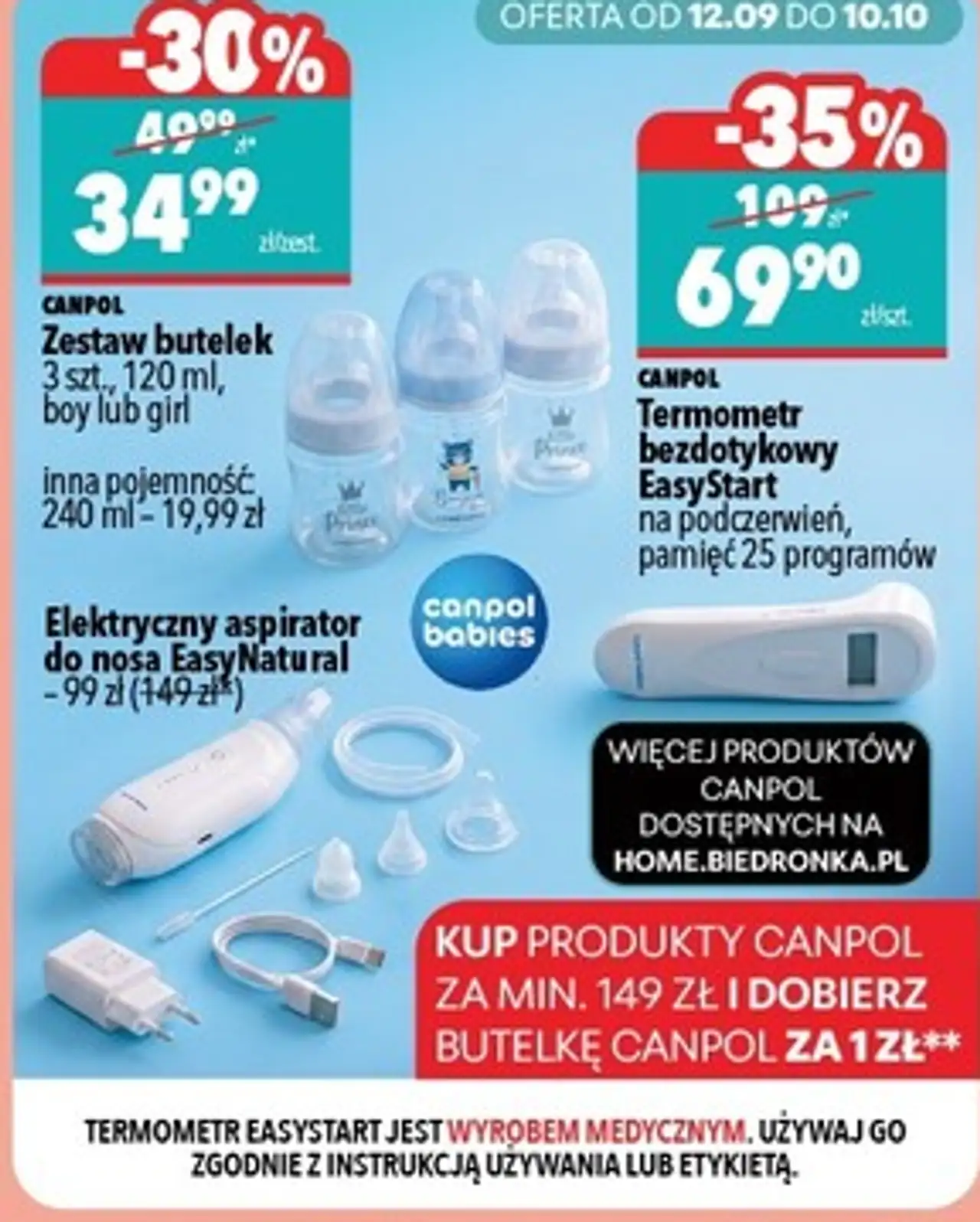 Zestaw butelek Canpol babies