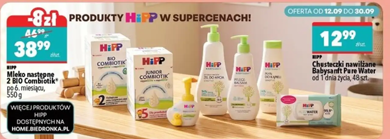 Mleko następne 2 BIO Combiotik® HiPP