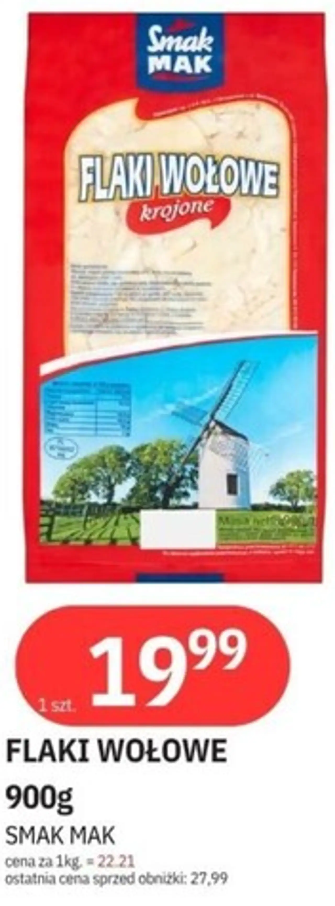 Flaki wołowe krojone Smak Mak