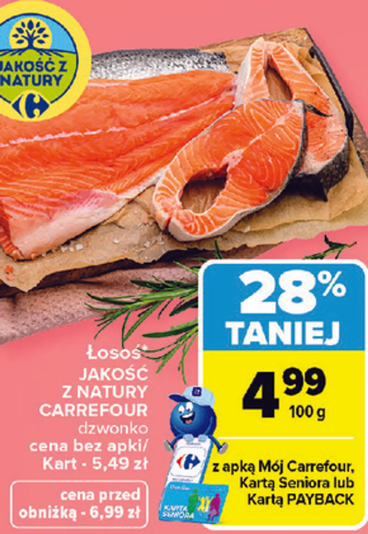 Łosoś Jakość z Natury Carrefour dzwonko