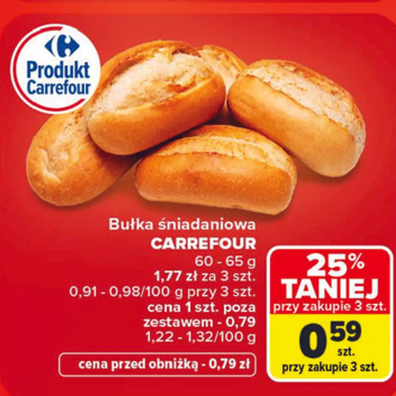 Bułka śniadaniowa CARREFOUR