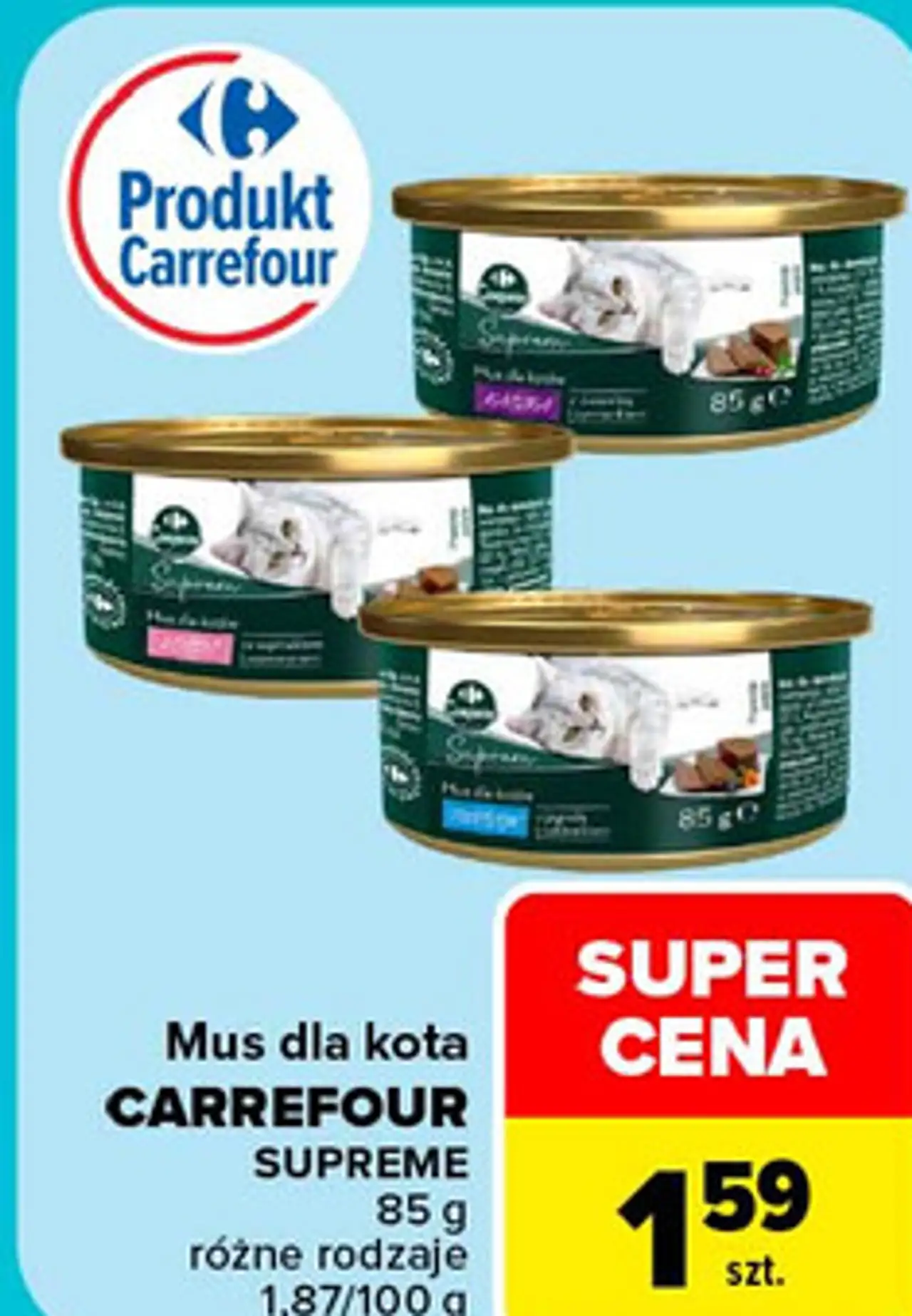 Mus dla kota CARREFOUR SUPREME