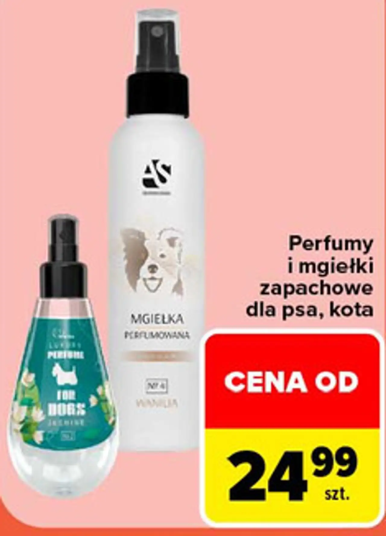 Perfumy i mgiełki zapachowe dla psa, kota AS