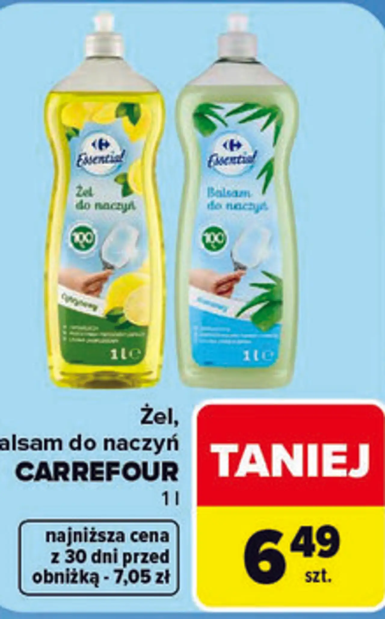 Żel, balsam do naczyń CARREFOUR