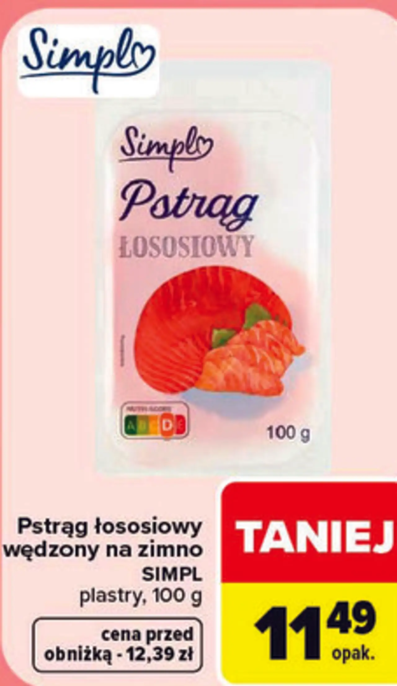 Pstrąg łososiowy wędzony na zimno Simpl