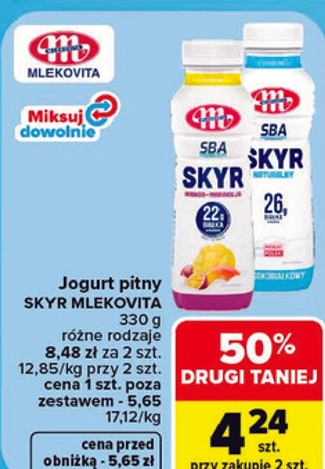 Jogurt pitny Skyr Mlekovita