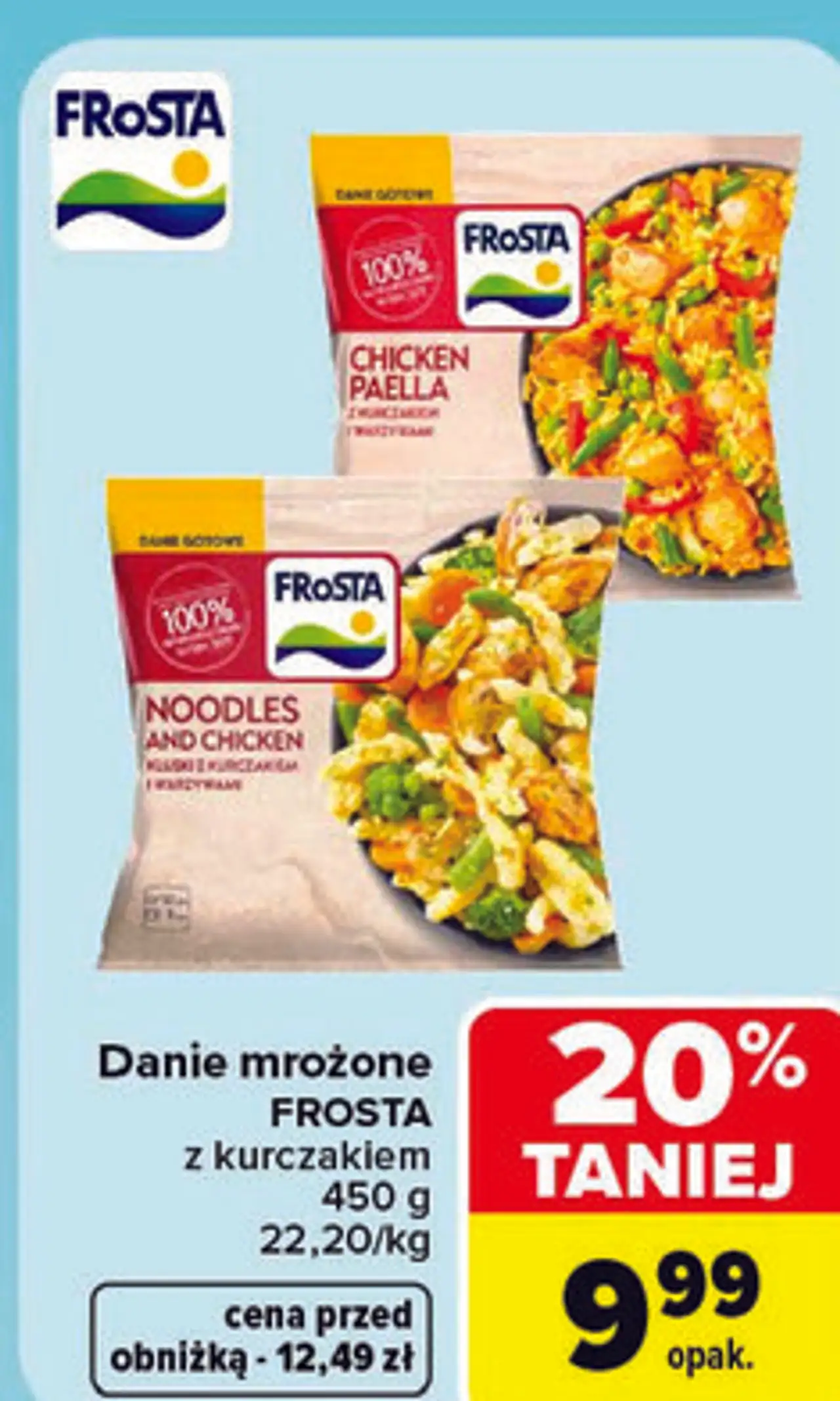 Danie mrożone FROSTA z kurczakiem