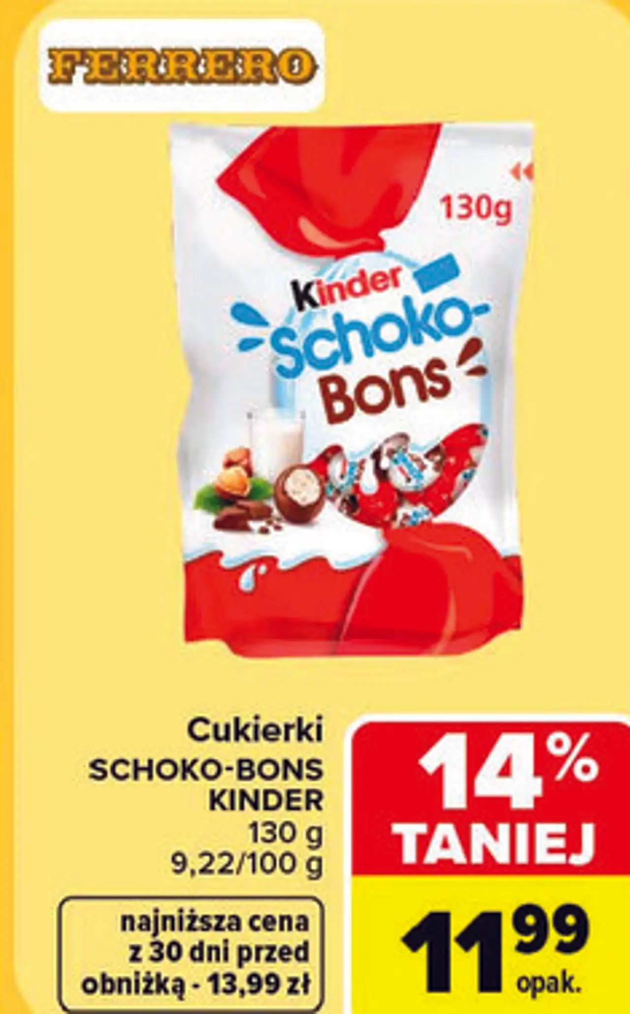 Cukierki Schoko-Bons Kinder