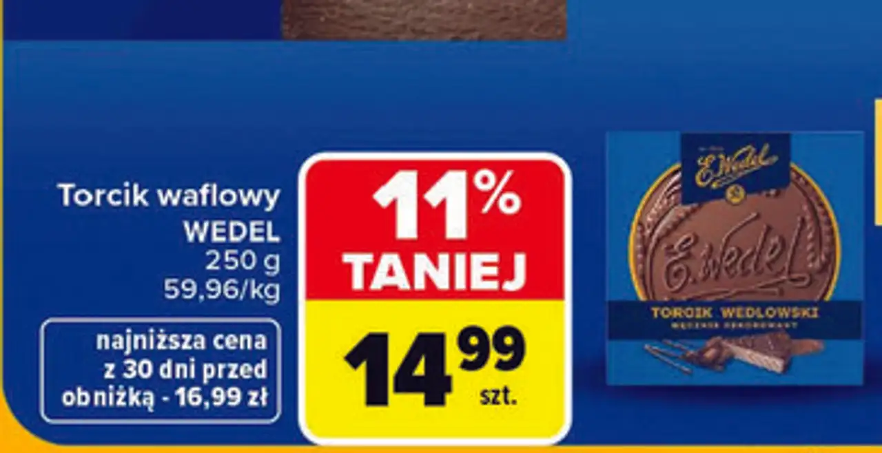 Torcik waflowy Wedel E.Wedel