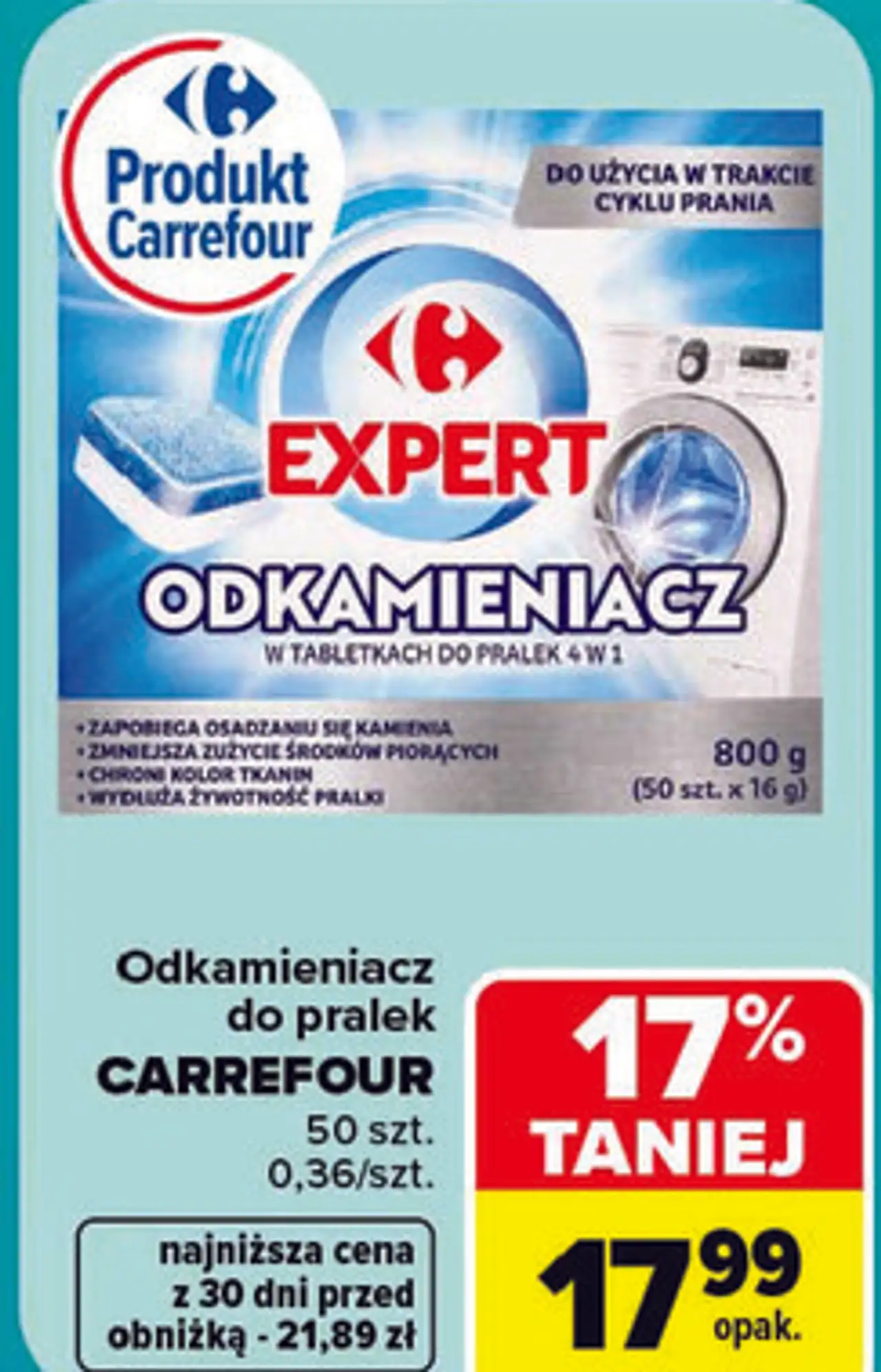 Odkamieniacz do pralek Carrefour Expert