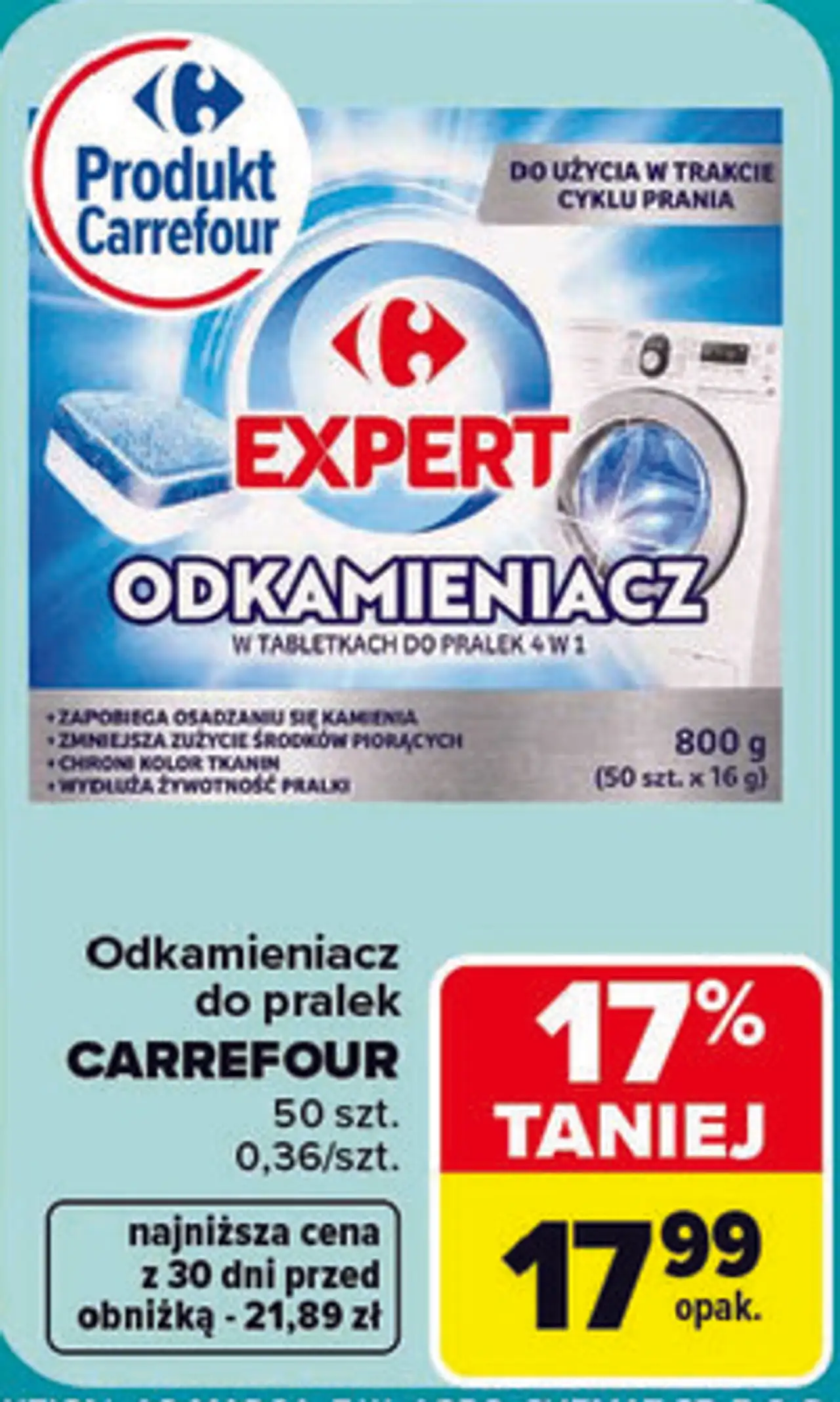 Odkamieniacz do pralek Carrefour Expert