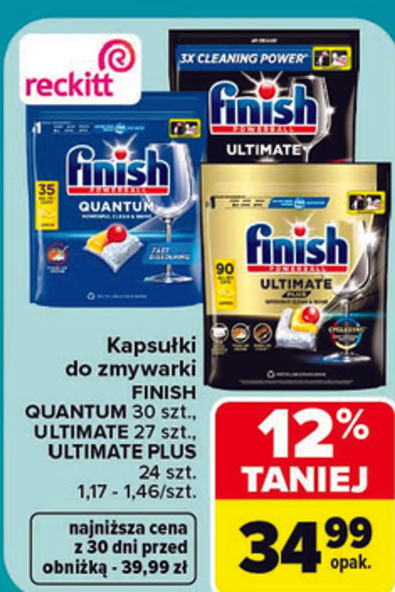 Finish Kapsułki do zmywarki Quantum/Ultimate/Ultimate Plus