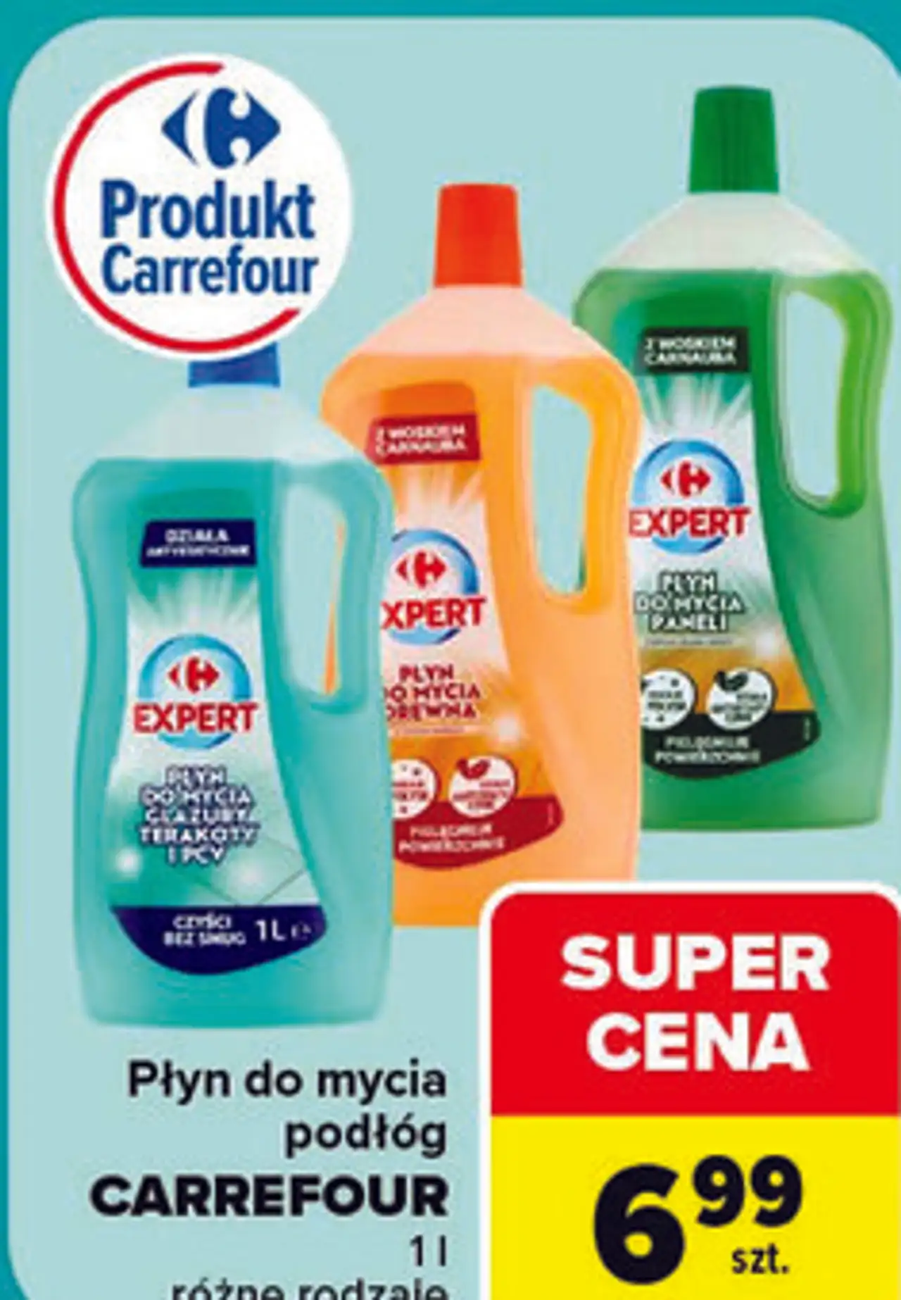 Płyn do mycia podłóg Carrefour Expert