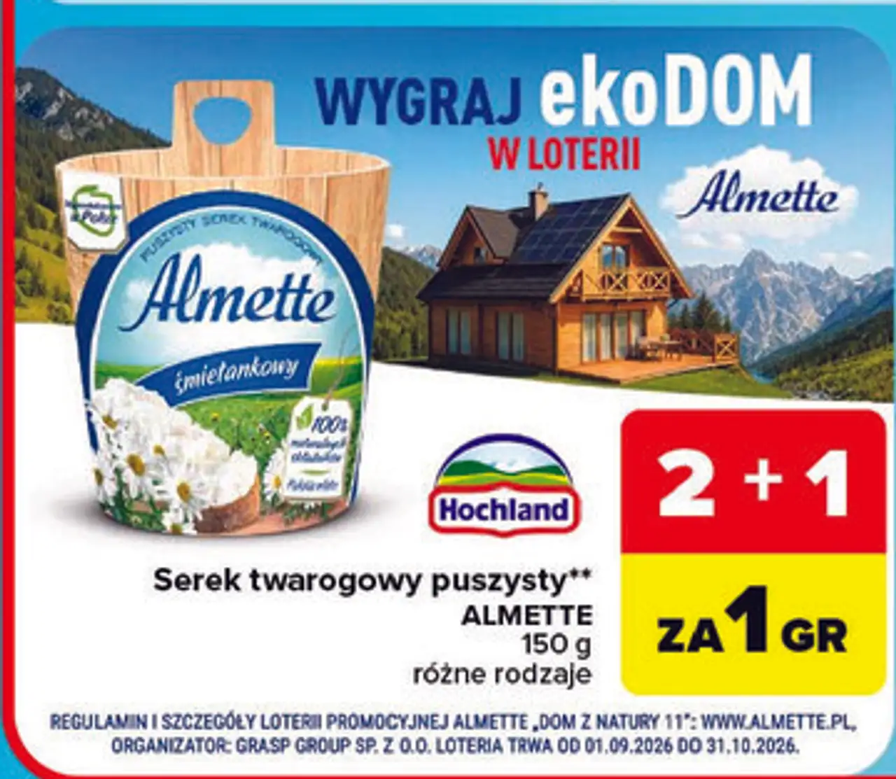 Serek twarogowy puszysty Almette