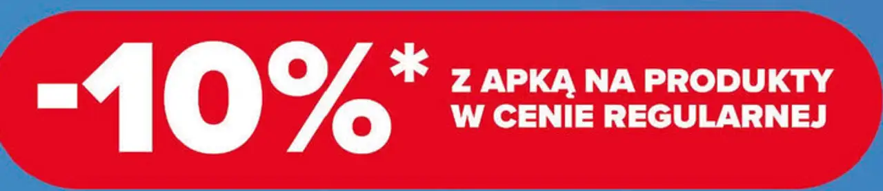 Rabat -10% z aplikacją Mój Carrefour na produkty w cenie regularnej