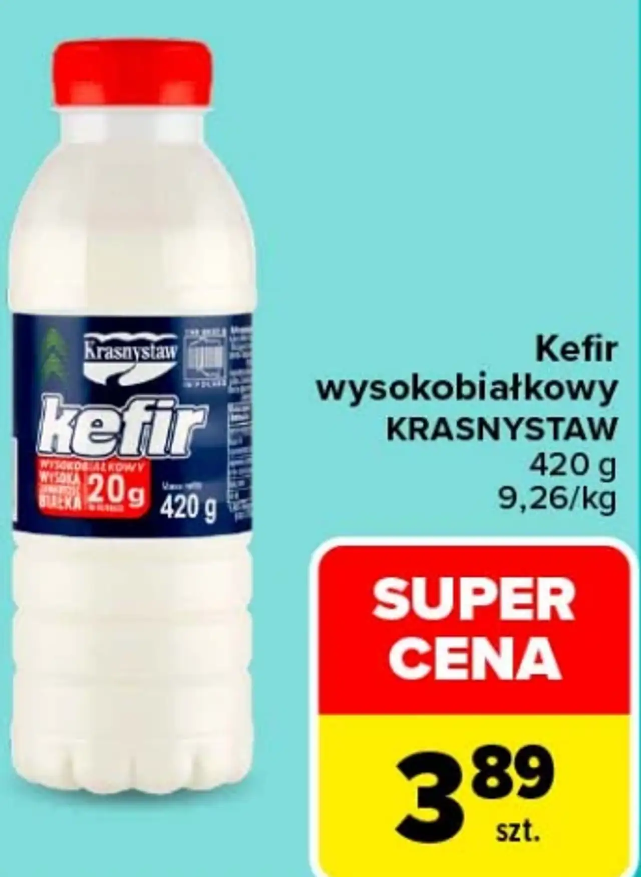Kefir wysokobiałkowy KRASNYSTAW