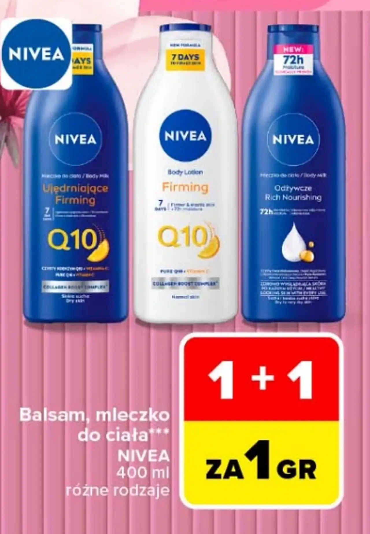 Balsam, mleczko do ciała Nivea