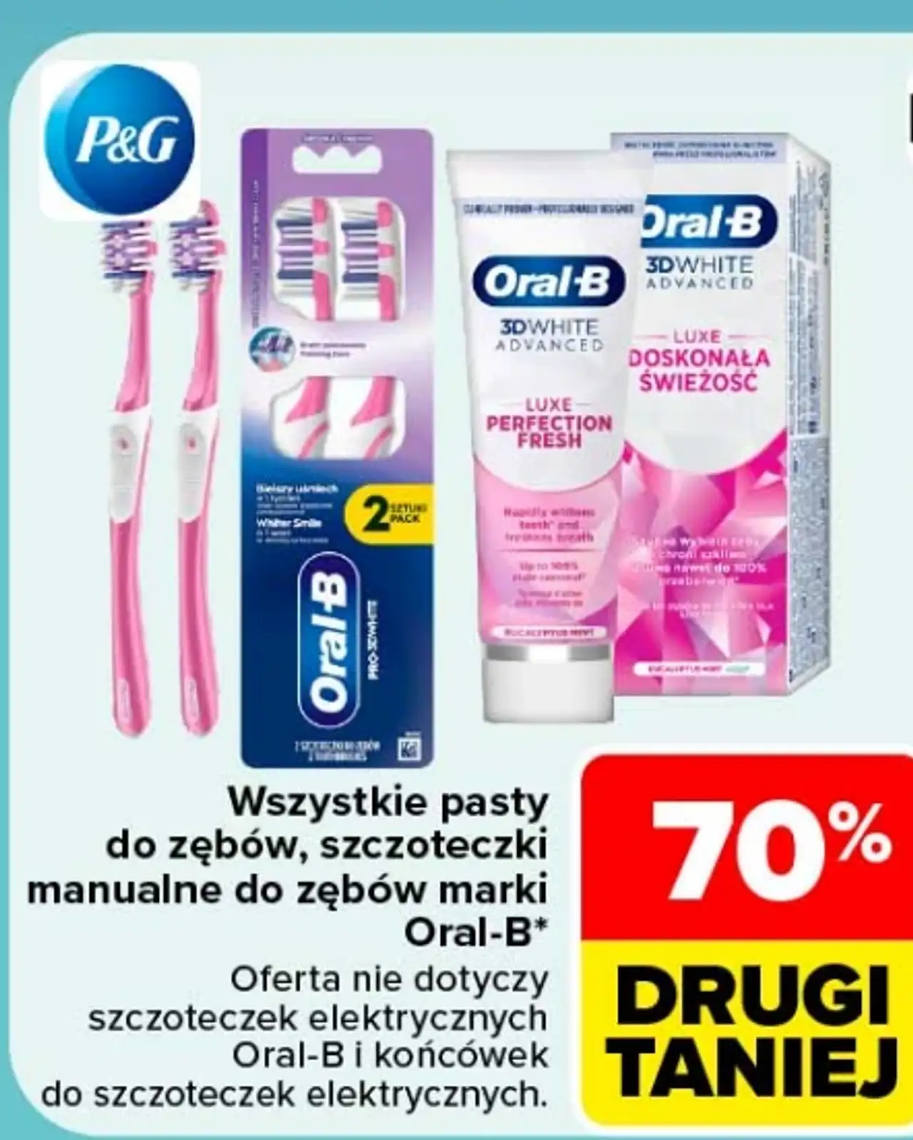 Wszystkie pasty do zębów, szczoteczki manualne do zębów marki Oral-B