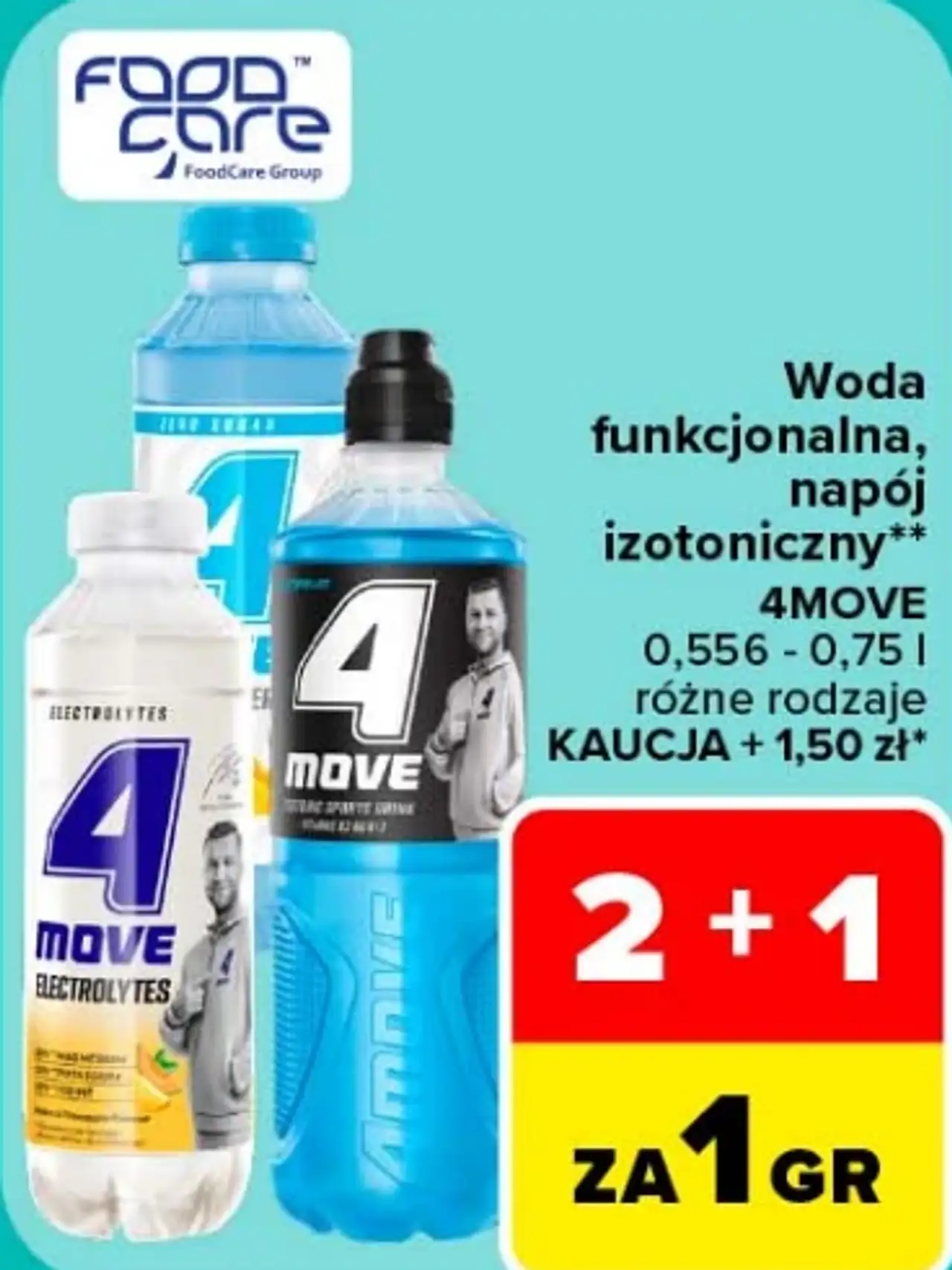 Woda funkcjonalna, napój izotoniczny 4MOVE