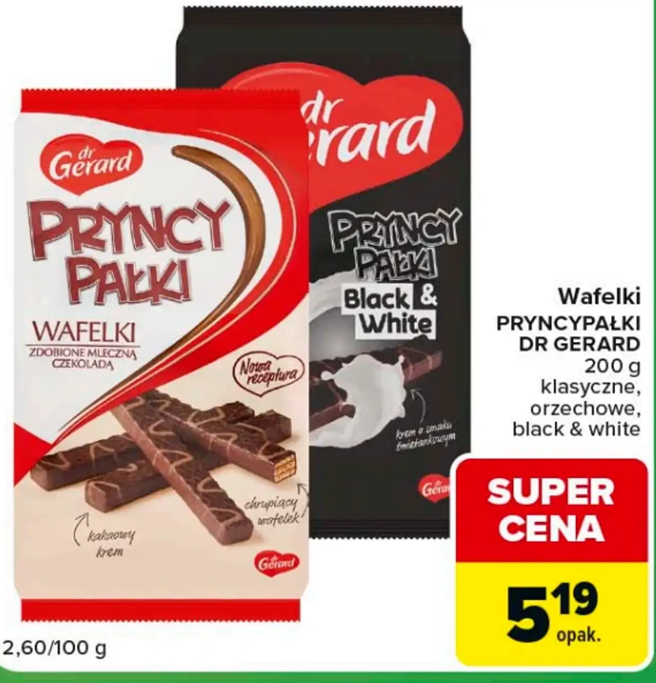 Wafelki PRYNCYPAŁKI DR GERARD